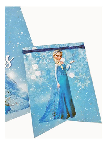 Elsa Frozen Kit Impreso Candy Bar Partybox 12 Invitados Deco