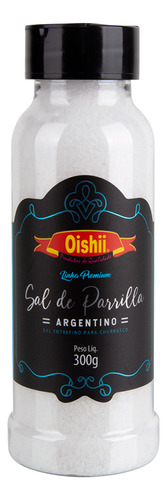 Sal de parrilla Oishii Premium em frasco sem glúten 300 g 