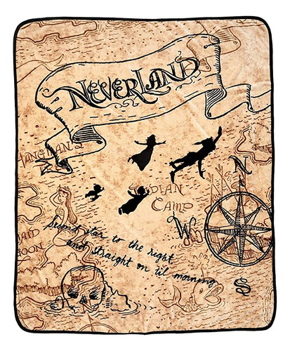 The Northwest Company Disney Peter Pan Neverland Map Micro .