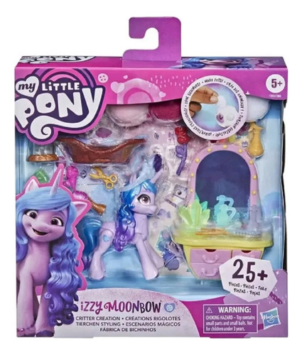 Figura My Little Pony Escenarios Mágicos Izzy Moonbow 25 Pcs