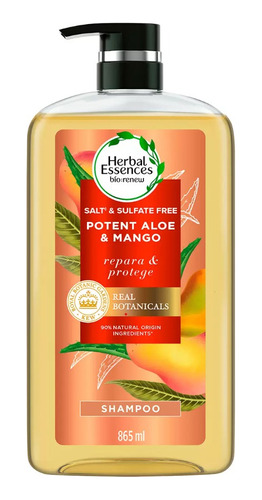  Herbal Essences Shampoo Aloe & Mango Protege & Repara 865ml