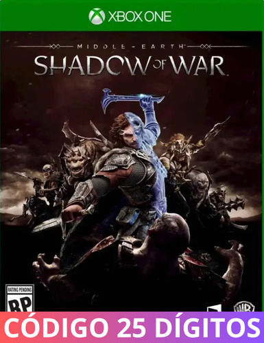 Middle Earth Shadow Of War Xbox One Series X|s Código