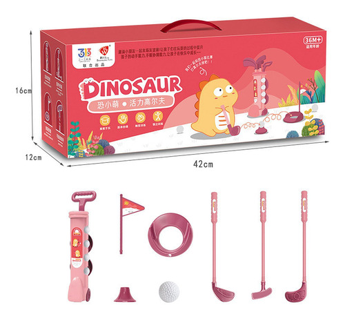 Conjunto De Mini Golfe Para Crianças, Brinquedos De Rosa