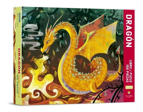 Dragón - Puzle 100 Piezas + Libro - Con Caja - Sassi