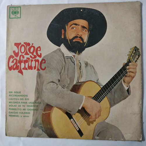 Música Disco Vinilo, José Cafrune 11 Temas Pueblo Del Cerro (Usado)