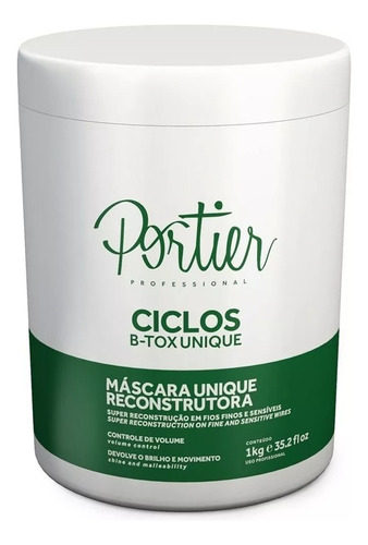 Portier Unique Ciclos Btx 1kg Óleo De Baoba Orgânico 1kg
