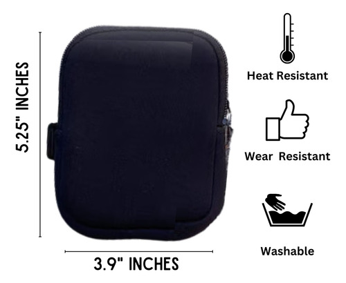 Bolsa De Neopreno Para Vaso Con Velcro, Con Cierre, Botella