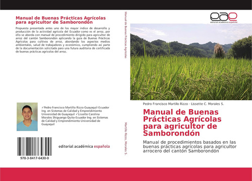 Libro: Manual De Buenas Prácticas Agrícolas Para Agricultor