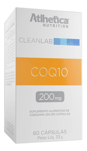 Coq10 200mg (60 Caps) - Atlhetica Nutrition