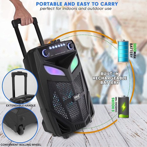 Sistema De Altavoces Bluetooth Pa Portátil 800 W 12 Pulgad