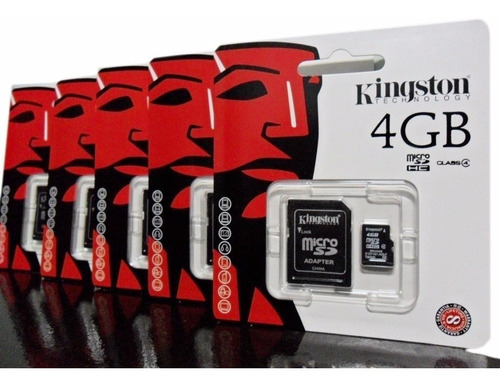 Memoria Micro Sd 4gb  Kingston Con Adaptador Celular