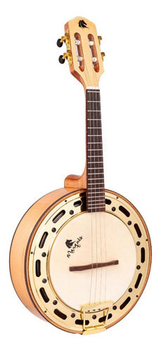 Banjo Marquês Maple Natural Aro Dourado Baj-150ntel