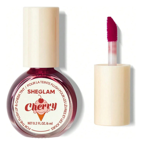 Sheglam For The Flush Lip & Cheek Tint Color Cherry Picked