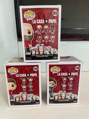 Lote 3 Funko Pop La Casa De Papel Denver Professor Helsinki