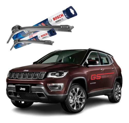 Palheta Limpador Parabrisa Jeep Compass 2017 2018 2019 Bosch