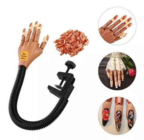 Imagen 1 de 2 de Mano Maniqui Para Practica De Manicure Articulada Nuevo