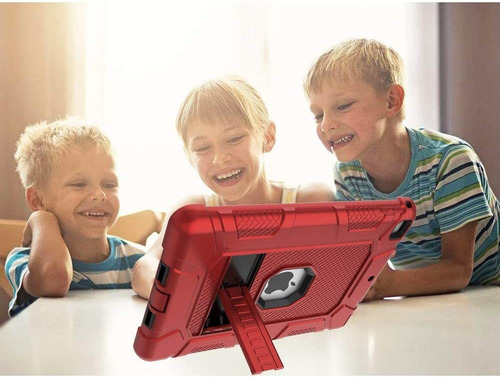 Funda Rantice Para iPad De 9,7 2017 / 2018 (rojo)