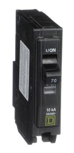 Imagen 1 de 3 de Pastilla Interruptor Termomagnético Qo170 1polo70a Schneider