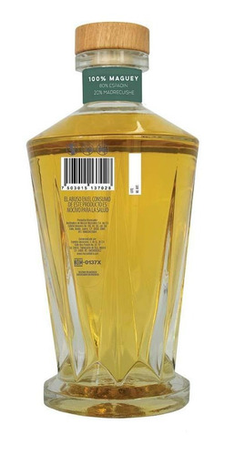 Imagen 2 de 3 de Mezcal Delirio De Oaxaca Añejo 750ml - S003