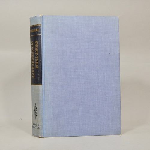 Psicoterapia De Corta Duración Lewis Wolberg Inglés 1967 Ab7