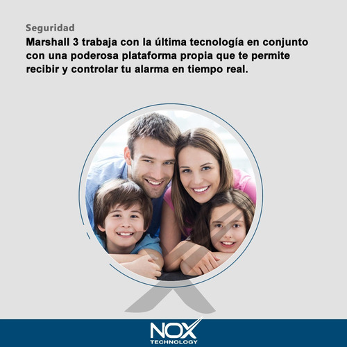 Imagen 4 de 10 de Central De Alarma Para Casa Marshall 3t Gsm 3g Inalámbrica