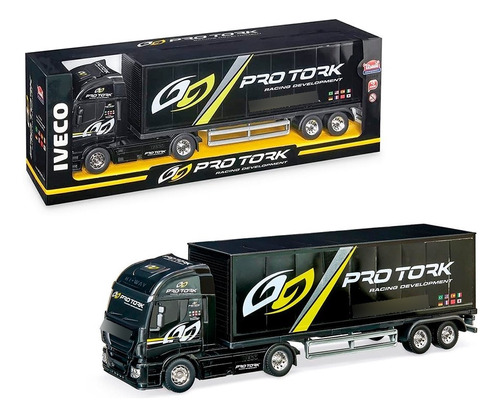 Caminhão Pro Tork Racing Development Iveco Baú Miniatura