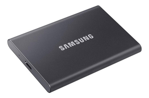 Imagen 4 de 4 de Disco sólido SSD externo Samsung Portable SSD T7 MU-PC1T0 1TB gris