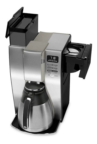 Cafetera De Filtro Oster Gourmet Programable Jarra Termica Color Plateado