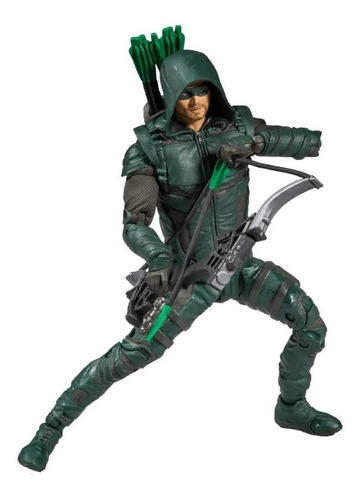 Green Arrow Figura Dc Comic Muñeco Articulado 17cm C/base Ed