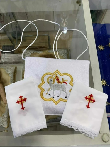 Bolsa Viático Ministro Eucaristia Sanguíneo Corporal Cord.