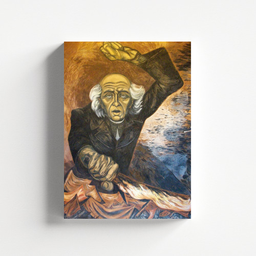 Cuadro Decorativo Canvas 50*60cm Arte Padre Miguel Hidalgo