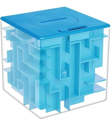 Alcancía Cubo Maze Laberinto Ingenio + Cubo De Regalo