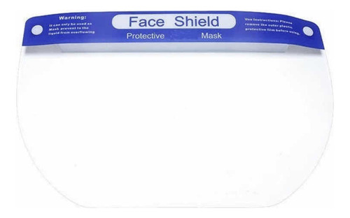 Escudo Facial Protector Mica Completa Transparente