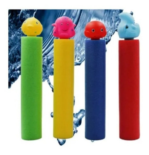Imagem 2 de 3 de Lança Água Infantil Animal Bichinhos Para Piscina E Praia