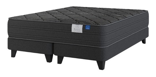 Cama Europea Top Grafito Black Flex King