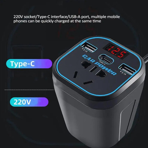 Cargador De Coche, Inversor, Inversor De Corriente De 12 V,