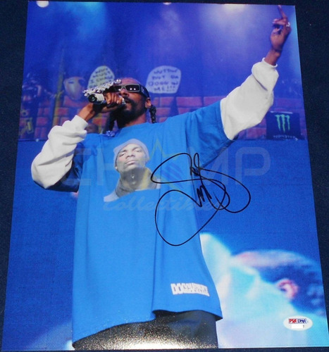 Foto Autografiada Snoop Doggy Dogg Rap Hip Hop Doggystyle