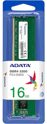 Memoria Ram Adata Ddr4 16gb 3200mhz Ad4u320016g22-sgn 1x16