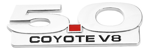 3d Metal 5.0 Coyote V8 Para Ford Mustang Gt 20-22 Insignia