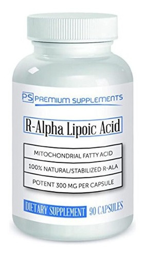 Acido R-alfa Lipoico 300 Mg De Acido R-lipoico Puro 90 Cue