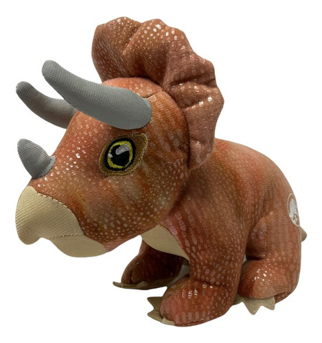 Peluche 18 Cms Jurassic World - Triceratops Color Multicolor