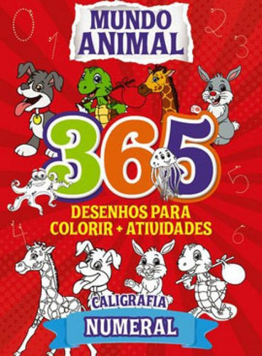 Mundo Animal - Tapete 365 Desenhos Para Colorir + Atividades, De On Line A. Editora On Line, Capa Mole Em Português