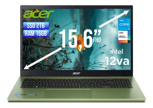 Portatil Acer Intel Core I5 1235u Disco Ssd 2tb Ram 16gb