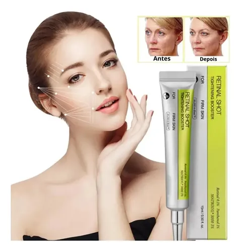 Creme Retinal Shot Coreano Rejuvenescedor Anti-idade Facial Booster Bege