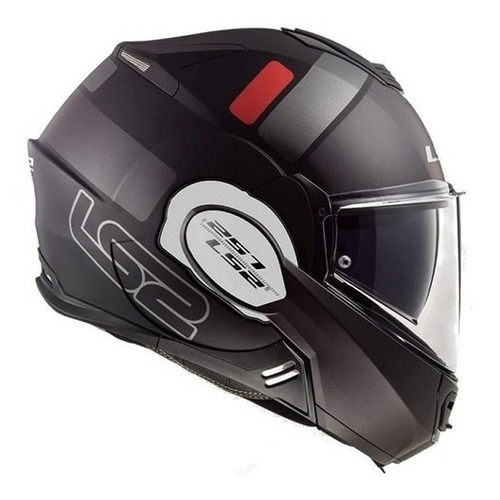 Casco Ls2 Ff 399 Valiant Prox Black Titanium La Cuadra Moto