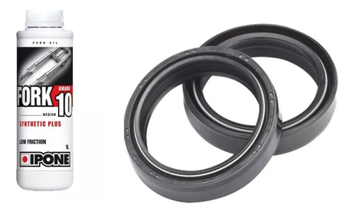 Retenes De Horquilla+liquido Ipon Honda Twister Cbx 250 Arx 