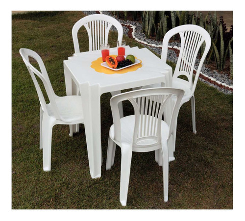 Silla Tramontina Bistro Boa Viagem en Polipropileno Blanco
