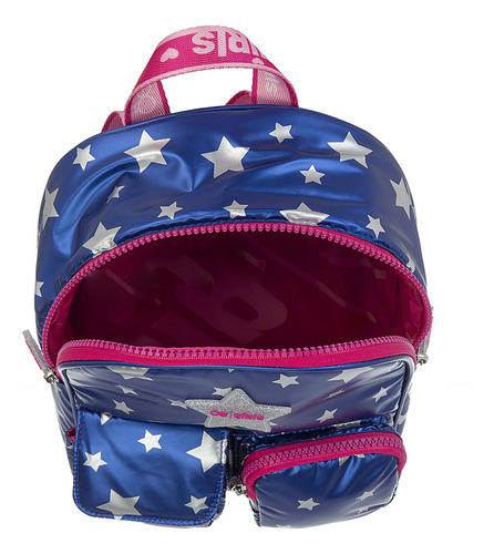 Bolsa Niñas Backpack Cloe Aladril Mediano Color Azul