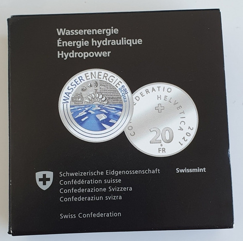 Moeda Comemorativa Suíça - Energias Do Futuro - Swissmint Ag