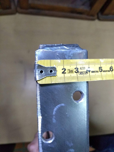 Imagen 5 de 6 de Ménsula Soporte Mesada Estante Hierro Reforzada 25x40cm